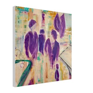 Es menschelt. / Canvas 50x50 cm / 20x20&Prime;
