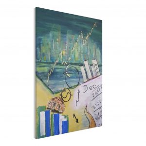 Dax Daily Canvas-Kunstdruck / 50×70