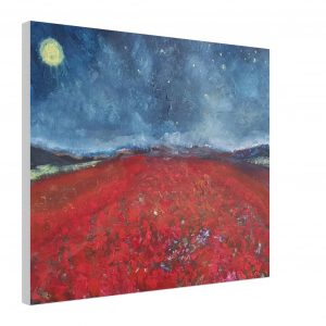 Mohnschein / Kunstdruck Leinwand / Canvas 50×60 cm / 20×24″