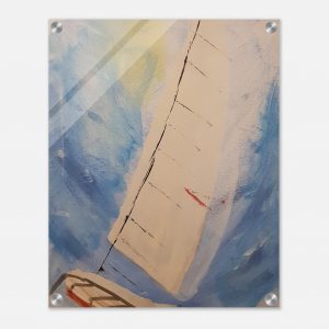 Sailing in the Storm / Acrylic Print 40×50 cm / 16×20″