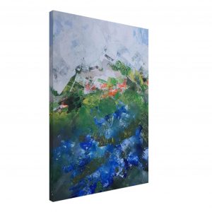 Frühling am Berg / Canvas 50×70 cm / 20×28″