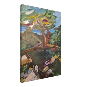 Leinwand-Druck / Sturm am Strand / Canvas 50×70 cm / 20×28″