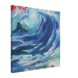 Nass & Frisch. / Leinwanddruck / 50×50 cm / 20×20″