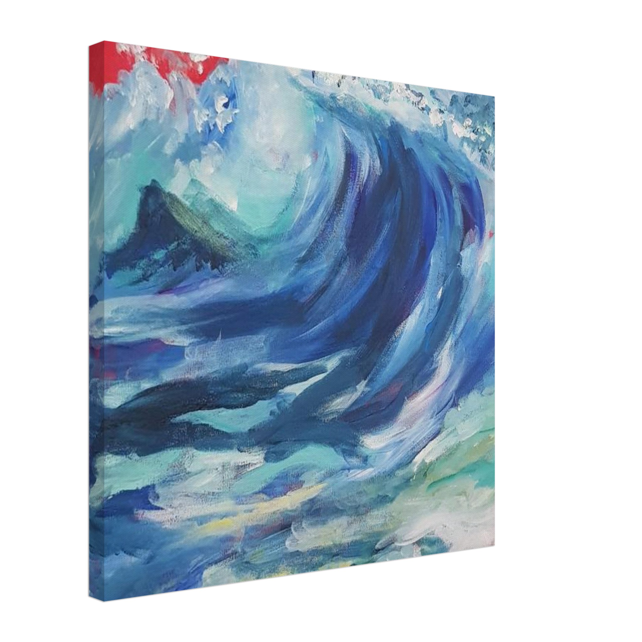Nass & Frisch. / Leinwanddruck / 50x50 cm / 20x20″